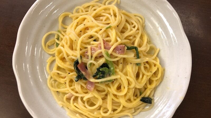 ママー THE PASTAシリーズの4種チーズのカルボナーラ