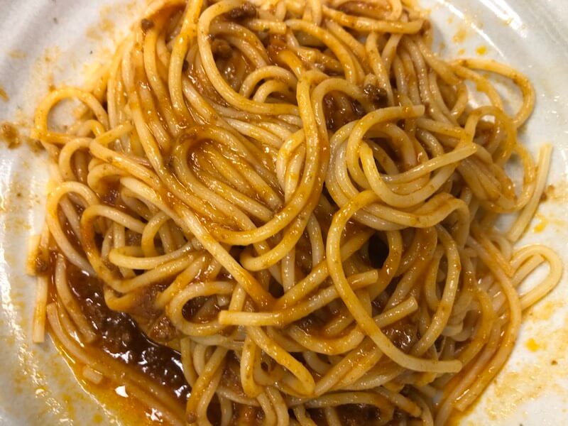 青の洞窟の冷凍パスタ